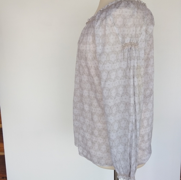 SALE 🛍️  NWT TRIBAL DENIME Long sleeve Peasant top Womens size XL - Picture 7 of 12